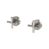 Phoenix Vivid Slimline Plus Wall Top Assemblies Brushed Nickel